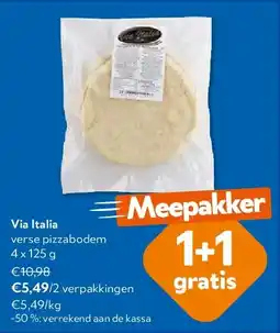 OKay Via Italia verse pizzabodem aanbieding