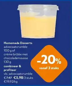 OKay Homemade Desserts advocaatcrumble aanbieding
