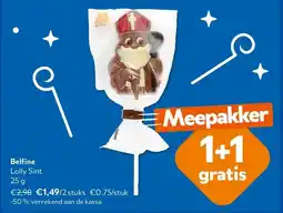 OKay Belfine Lolly Sint 25 g aanbieding