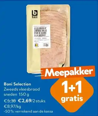 Boni Selection Zweeds vleesbrood sneden 150 g