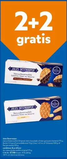 OKay Jules Destrooper natuurboterwafels original 175 g aanbieding