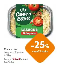 OKay Come a casa lasagne bolognese 400 g aanbieding