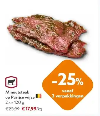 OKay Minuutsteak op Parijse wijze aanbieding