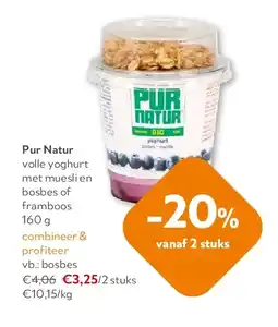 OKay Pur Natur bosbes aanbieding