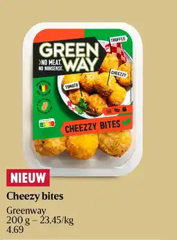 Delhaize Cheezy bites aanbieding