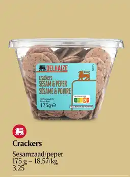 Delhaize Crackers aanbieding