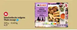 Delhaize Snackselectie volgens Thais recept aanbieding