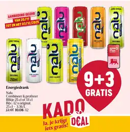 Delhaize Energiedrank aanbieding