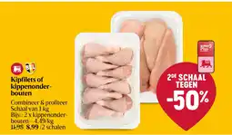 Delhaize Kipfilets of kippenonderbouten aanbieding