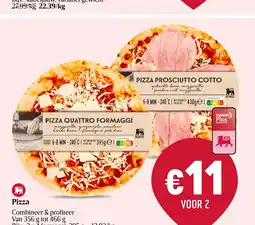 Delhaize Pizza aanbieding