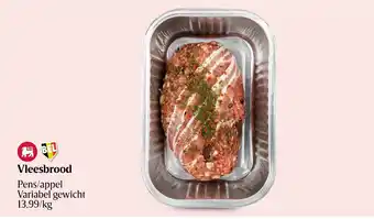 Delhaize Vleesbrood aanbieding