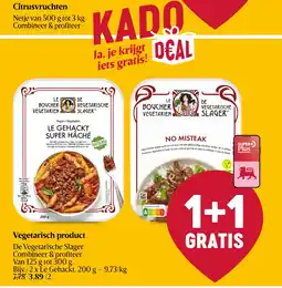 Delhaize Vegetarisch product aanbieding