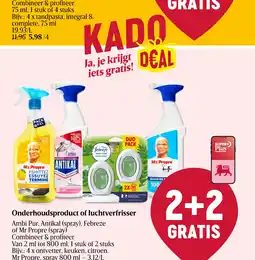 Delhaize Onderhoudsproduct of luchtverfrisser aanbieding