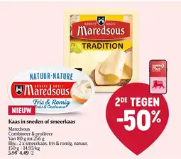 Delhaize Kaas in sneden of smeerkaas aanbieding