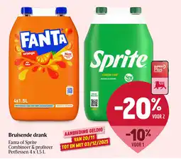 Delhaize Bruisende drank aanbieding