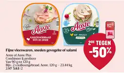Delhaize Fijne vleeswaren, sneden gevogelte of salami aanbieding