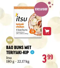 Delhaize BAO BUNS MET TERIYAKI-KIP aanbieding