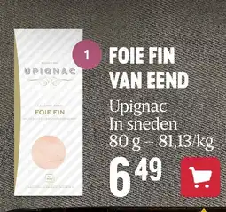 Delhaize FOIE FIN VAN EEND aanbieding