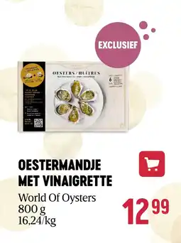 Delhaize OESTERMANDJE MET VINAIGRETTE aanbieding