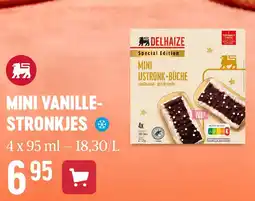 Delhaize MINI VANILLESTRONKJES aanbieding