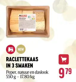 Delhaize RACLETTEKAAS IN 3 SMAKEN aanbieding