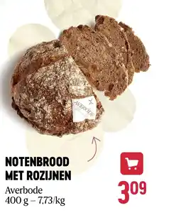 Delhaize NOTENBROOD MET ROZIJNEN aanbieding