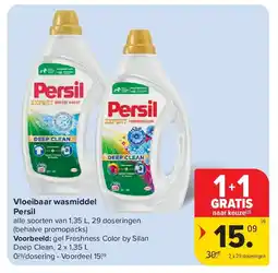 Carrefour Vloeibaar wasmiddel Persil aanbieding
