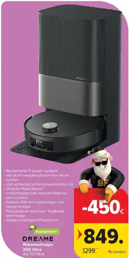 Carrefour Robotstofzuiger X50 Ultra aanbieding