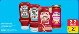 Carrefour Tomatenconserven Tomato Ketchup -50% en Zero, Tomato Frito Heinz aanbieding