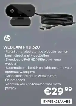 CompuDeals hp Webcam FHD 320 aanbieding