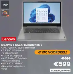 CompuDeals Lenovo Ideapad 3 17ABA7 82RQOOAKMB aanbieding