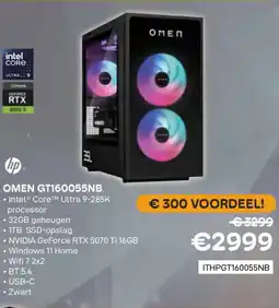 CompuDeals hp Omen GT160055NB aanbieding
