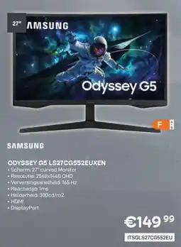 CompuDeals Samsung Odyssey G5 LS27CG552EUXEN aanbieding