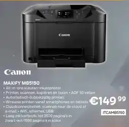 CompuDeals Canon Maxify MB5150 aanbieding