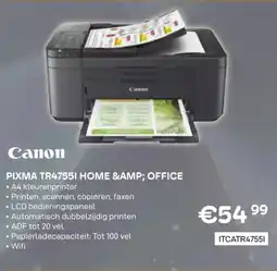 CompuDeals Canon Pixma TR4755I Home & Amp; Office aanbieding