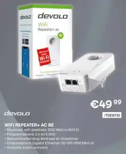 CompuDeals Devolo Wifi Repeater + AC BE aanbieding