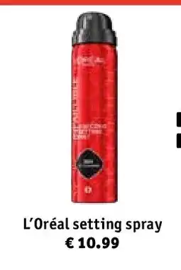 Kruidvat L’Oréal setting spray aanbieding