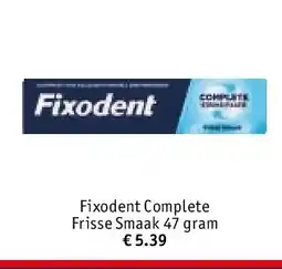 Kruidvat Fixodent Complete Frisse Smaak 47 gram aanbieding