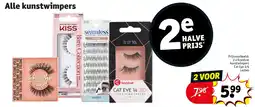 Kruidvat 2 x Kruidvat kunstwimpers Cat Eye 3/4 Lashes aanbieding