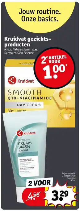 Kruidvat Kruidvat gezichtsproducten aanbieding
