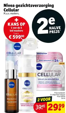 Kruidvat Nivea gezichtsverzorging Cellular aanbieding