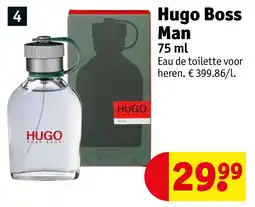 Kruidvat Hugo Boss Man aanbieding