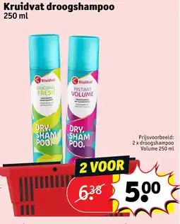Kruidvat Kruidvat droogshampoo aanbieding