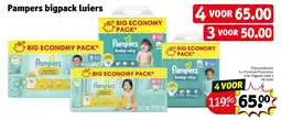 Kruidvat Pampers bigpack luiers aanbieding