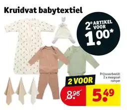 Kruidvat Kruidvat babytextiel aanbieding