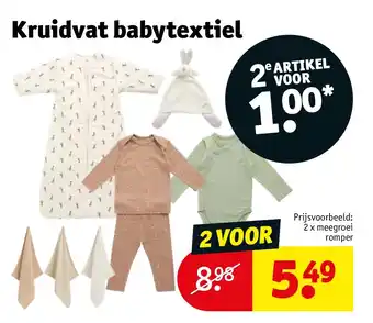 Kruidvat Kruidvat babytextiel aanbieding