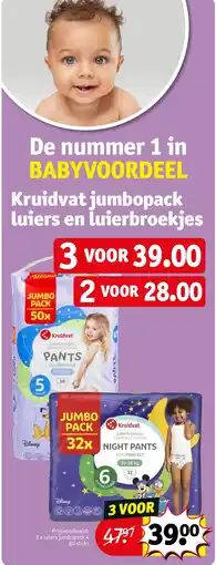 Kruidvat 3 x luiers jumbopack 4 80 stuks aanbieding
