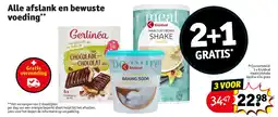 Kruidvat 3 x Kruidvat maaltijdshake Vanille 434 gram aanbieding