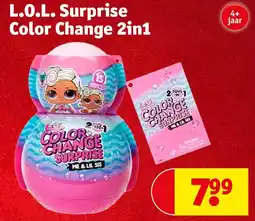 Kruidvat L.O.L. Surprise Color Change 2in1 aanbieding