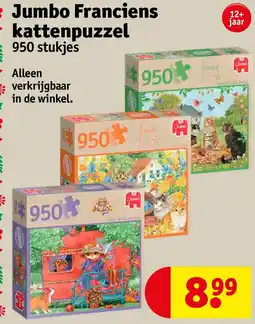 Kruidvat Jumbo Franciens kattenpuzzel aanbieding